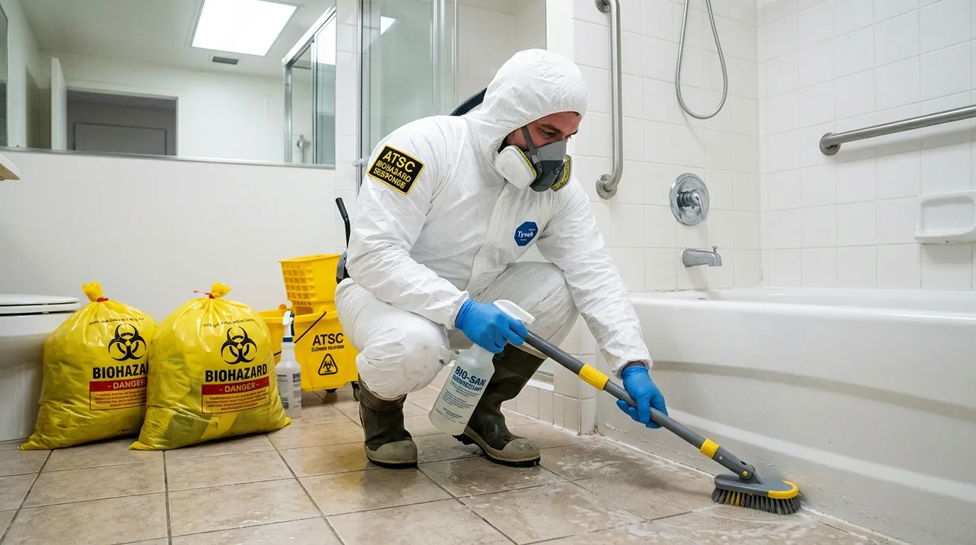 Decontamination equipment deployed for Blood Cleanup in New Brunswick